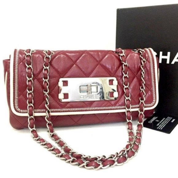 Chanel Handbags - 100% Auth CHANEL 2.55 Quilted Matelasse Lambskin